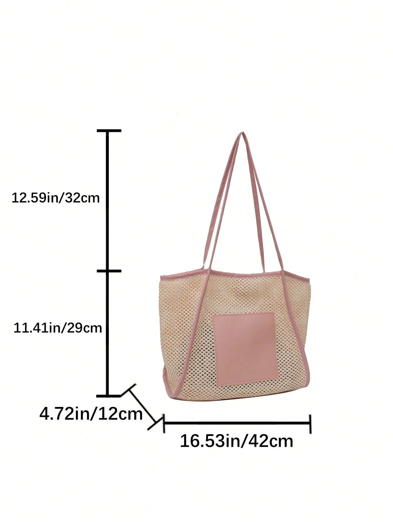 2024 New Arrival: Trendy Mesh Shoulder Beach Tote Bag for Women