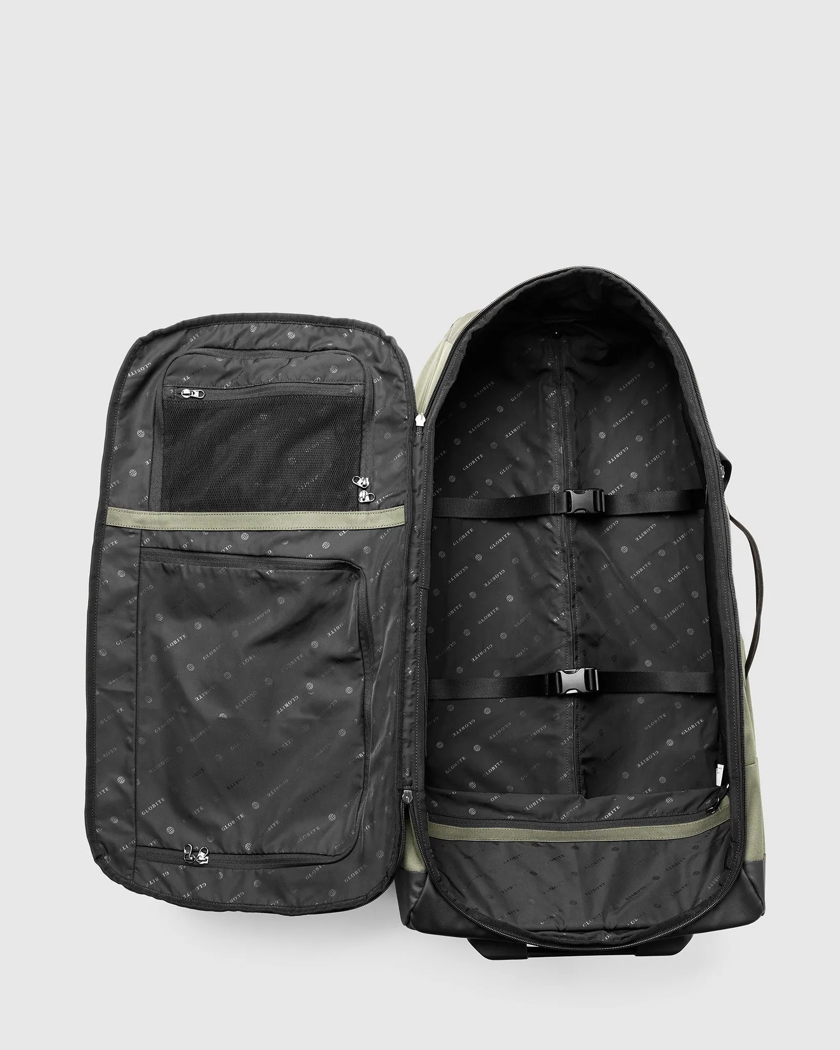 60L Wheeled Duffel Bag - Olivine
