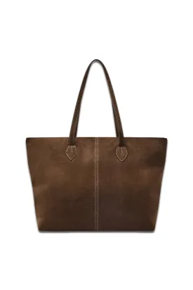 Alice Tote, Chocolate Suede