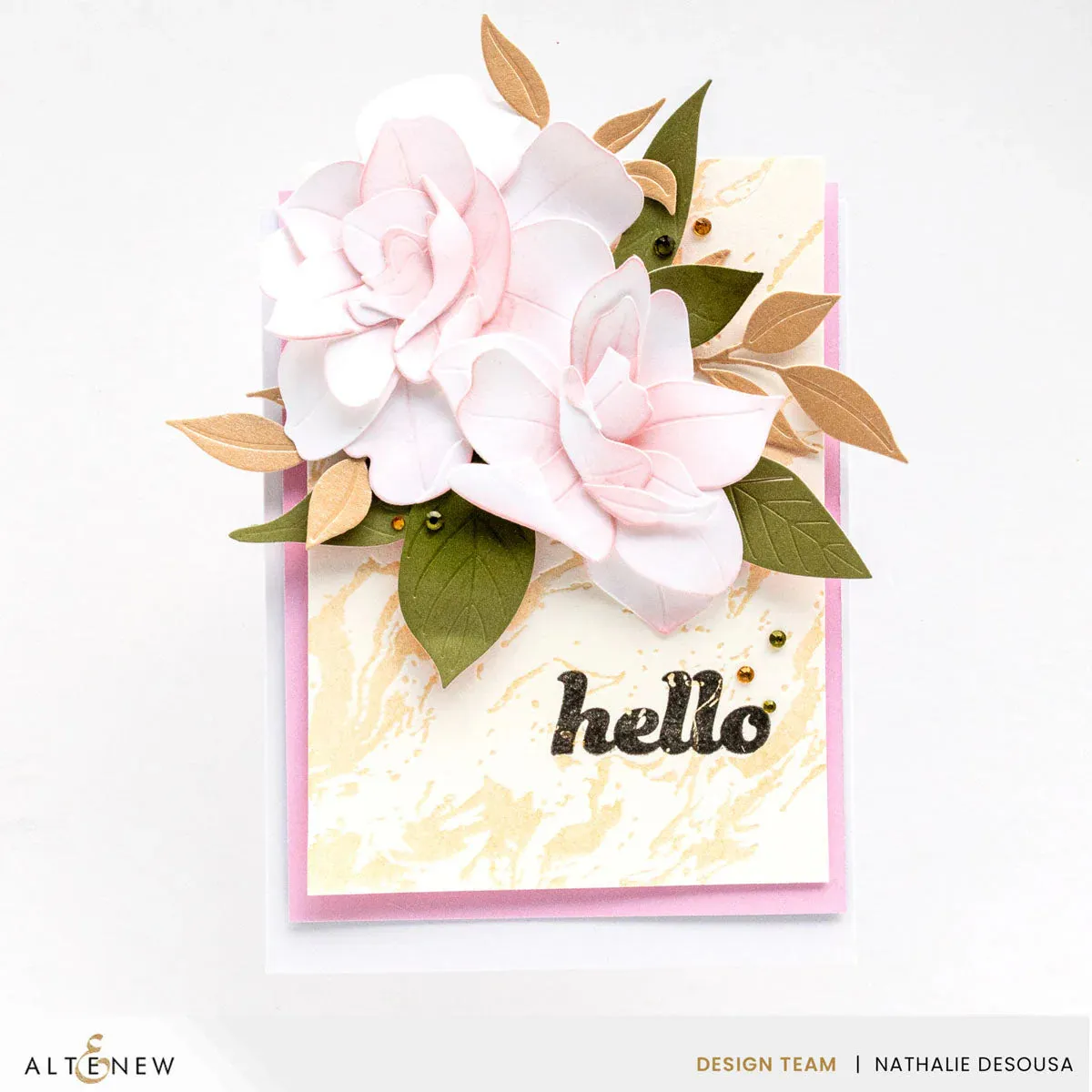 Altenew Essential Textures: Gilded Marble Press Plate