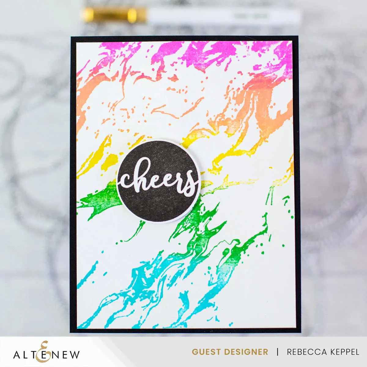 Altenew Essential Textures: Gilded Marble Press Plate