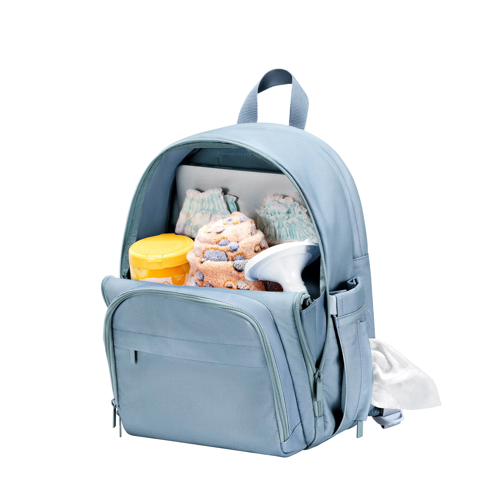 Ashley Diaper Backpack 15“- Forest Green