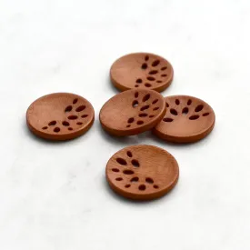 Asymmetric Cutout Round Button