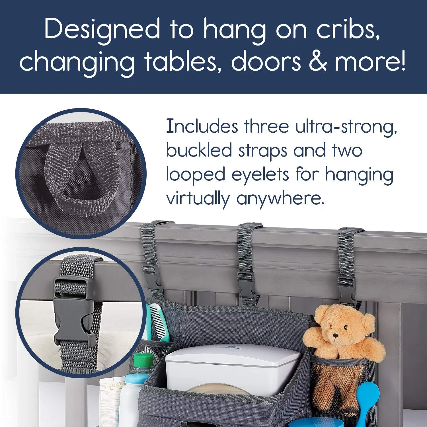 Baby Crib Storage Hanging Bag