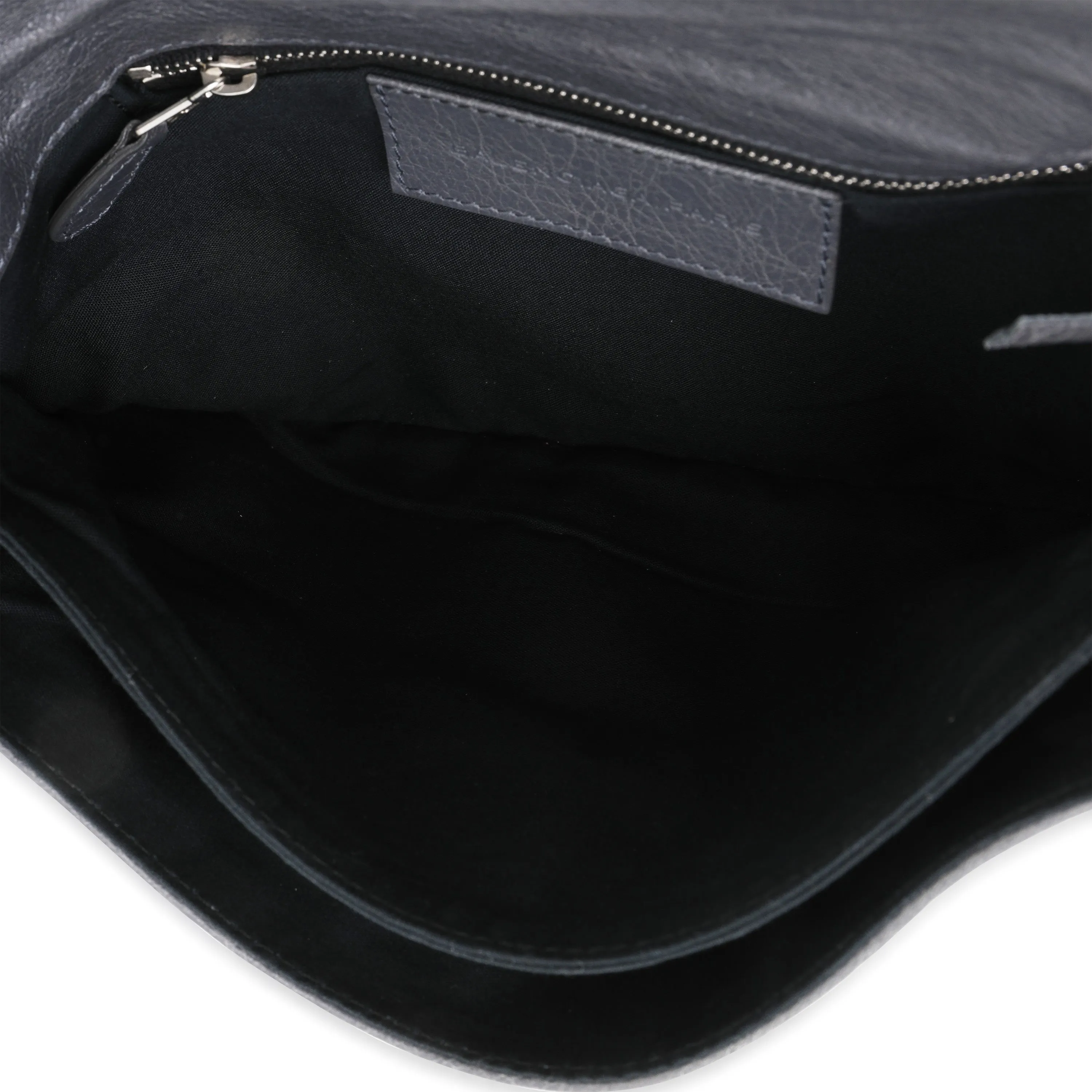 Balenciaga Grey Leather Giant 12 Envelope Clutch
