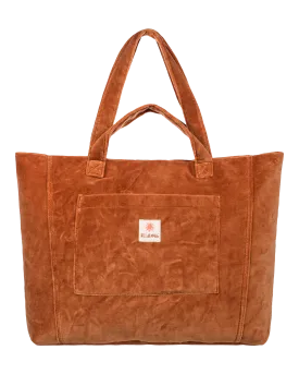 Beach Crush Beach Bag in Golden Brown