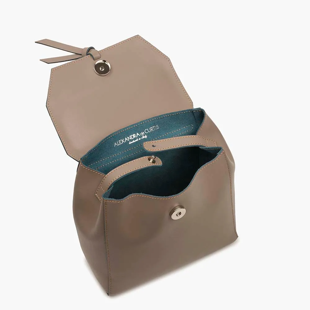 Bellagio Mini Leather Backpack - Fango