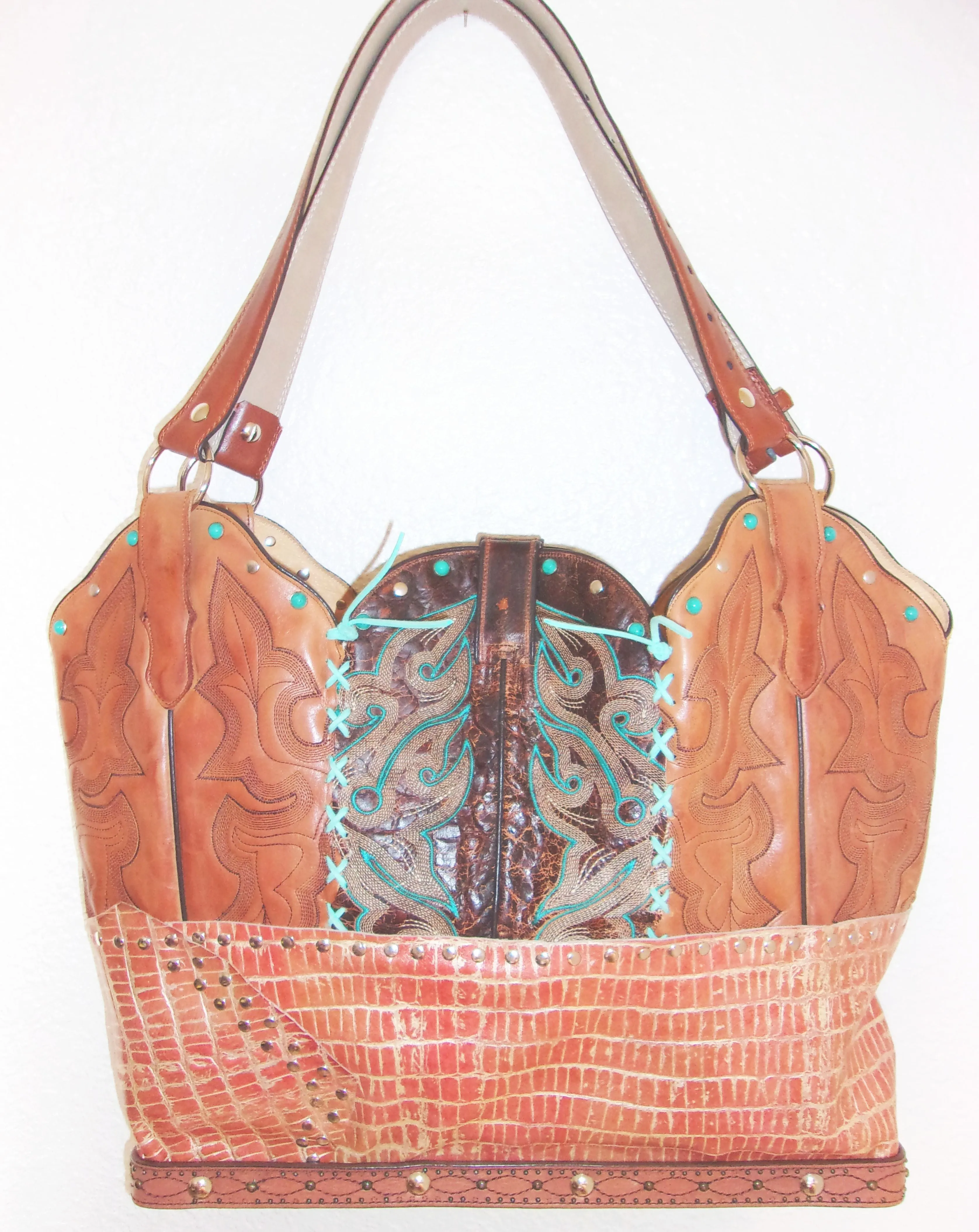 Cowboy Boot Laptop Tote LT27