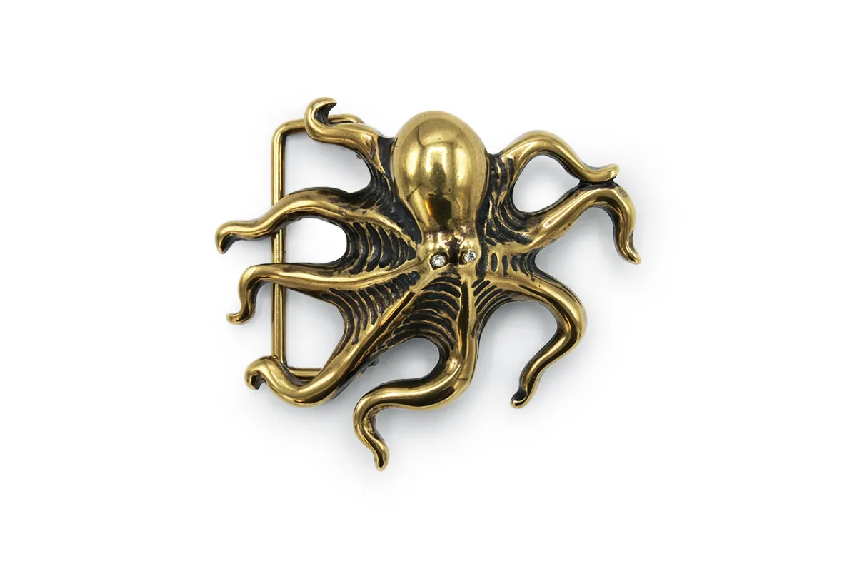 Cute Crystal Eyed Octopus Buckle 40mm