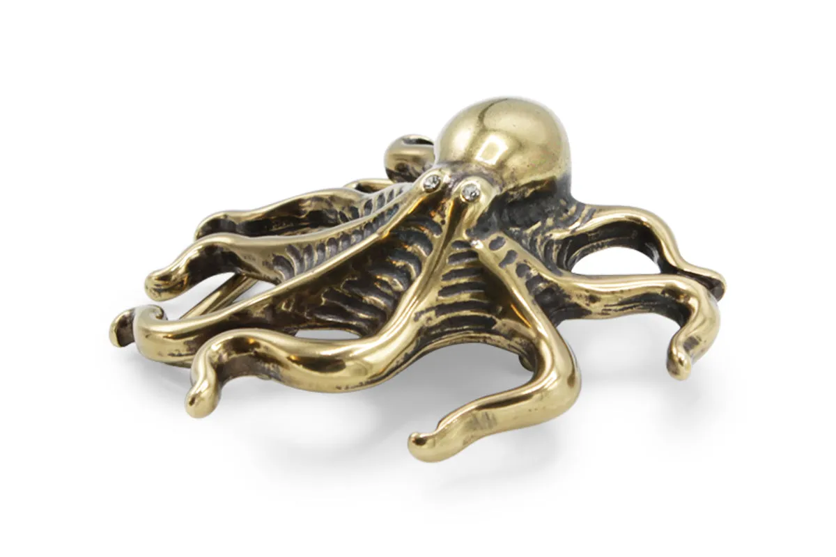 Cute Crystal Eyed Octopus Buckle 40mm