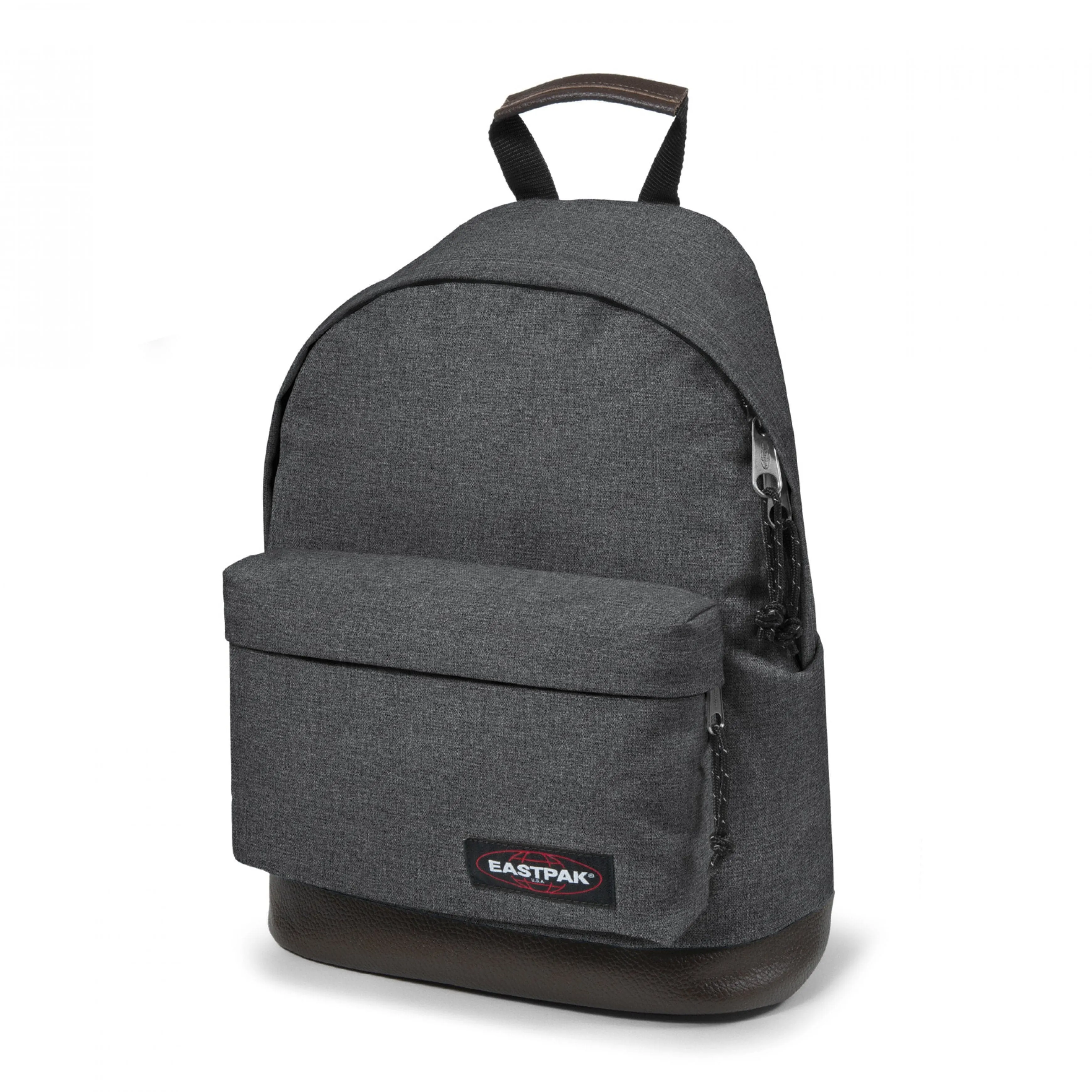 Eastpak Wyoming Black Denim Medium Backpack - EK00081177H