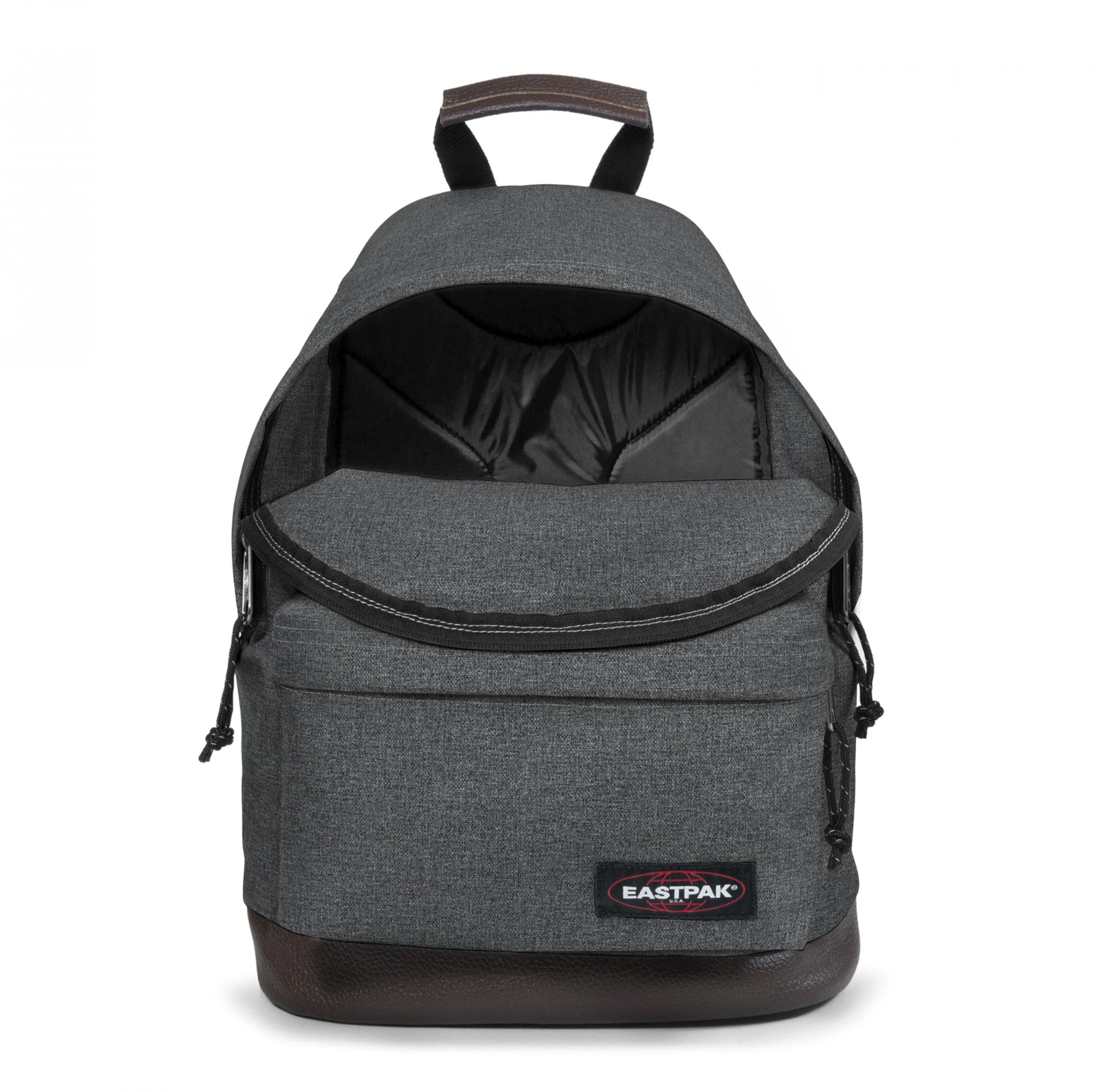 Eastpak Wyoming Black Denim Medium Backpack - EK00081177H
