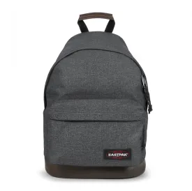 Eastpak Wyoming Black Denim Medium Backpack - EK00081177H