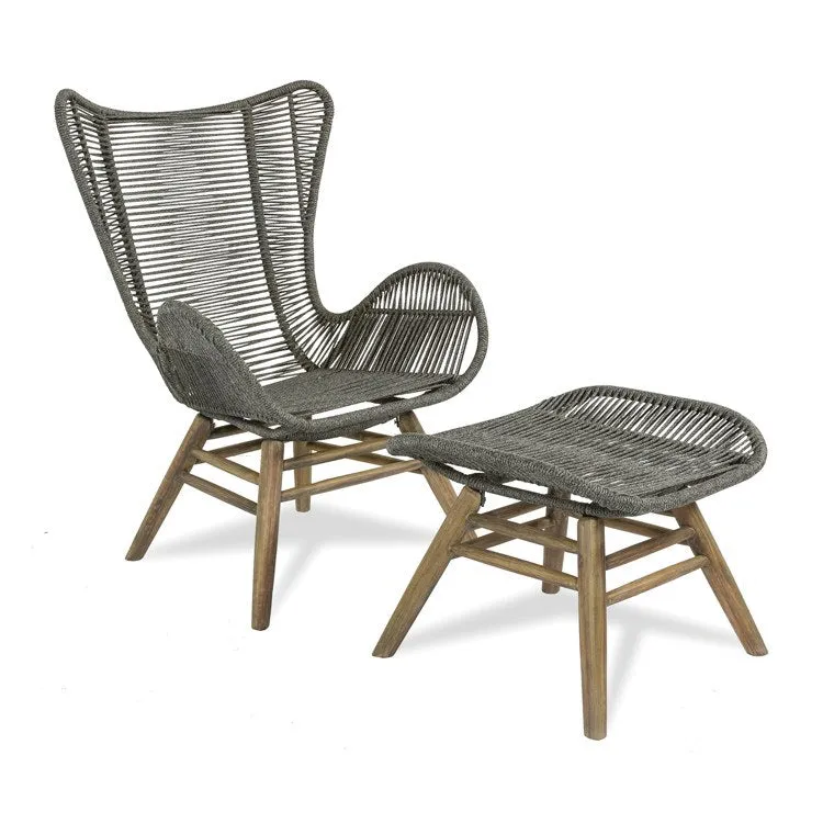 Explorer Oceans Neptune Outdoor Chair and Ottoman