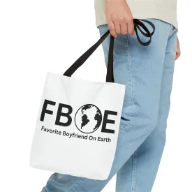 Favorite Boyfriend On Earth (FBOE) Tote Bag - Custom Printed Stylish and Functional Tote
