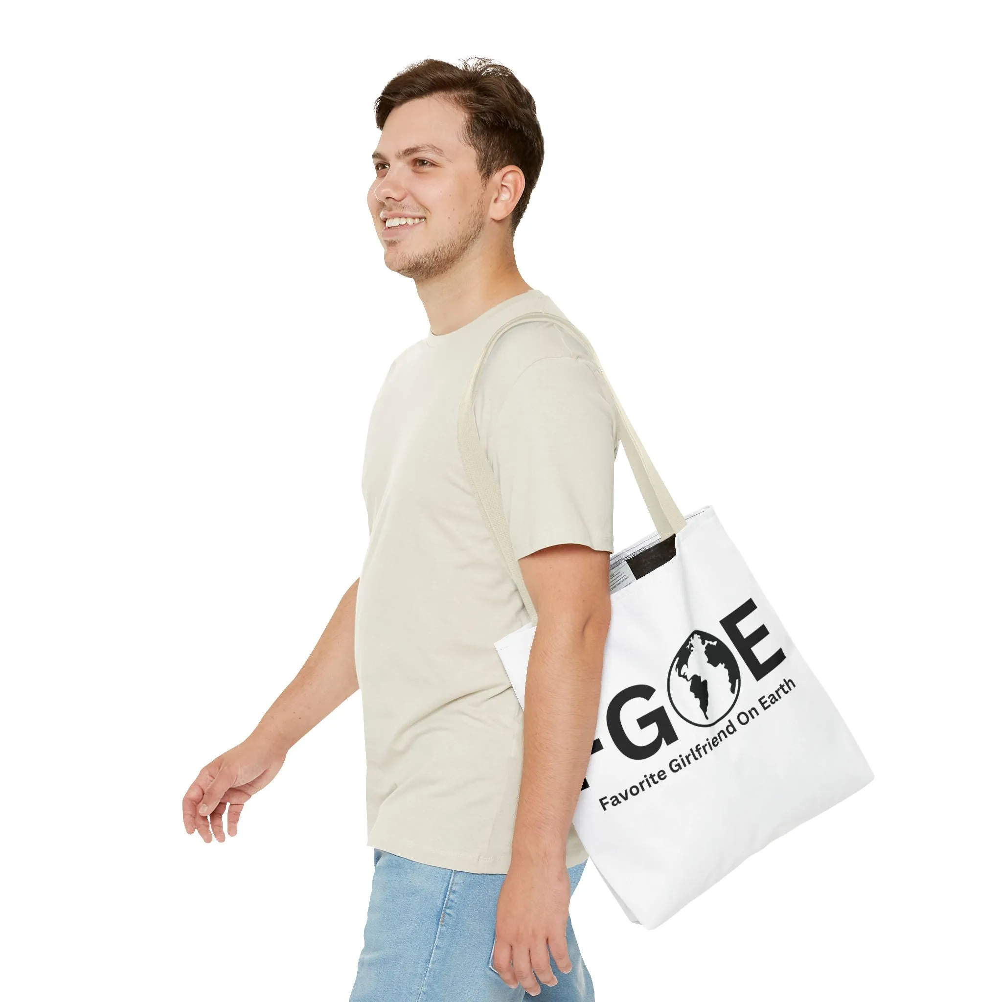 Favorite Girlfriend On Earth (FGOE) Tote Bag - Custom Printed Stylish and Functional Tote