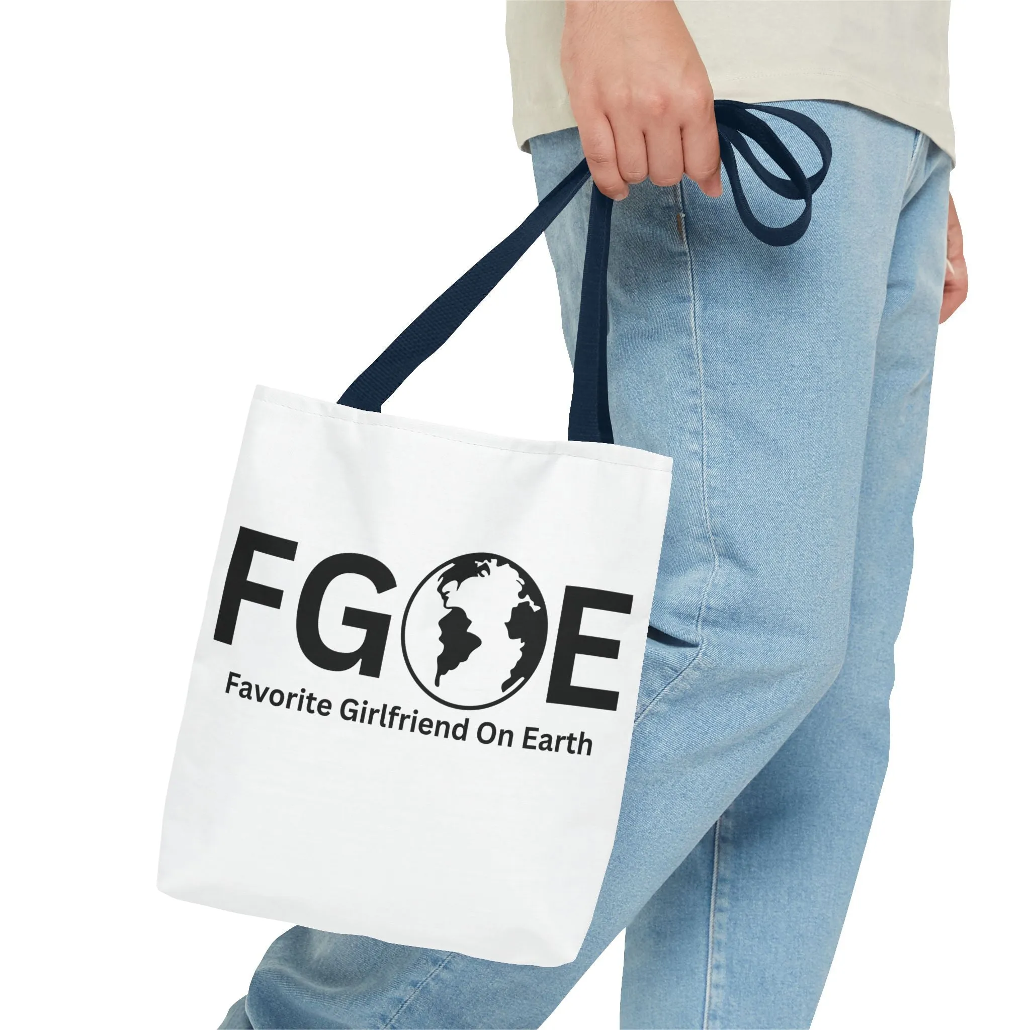 Favorite Girlfriend On Earth (FGOE) Tote Bag - Custom Printed Stylish and Functional Tote