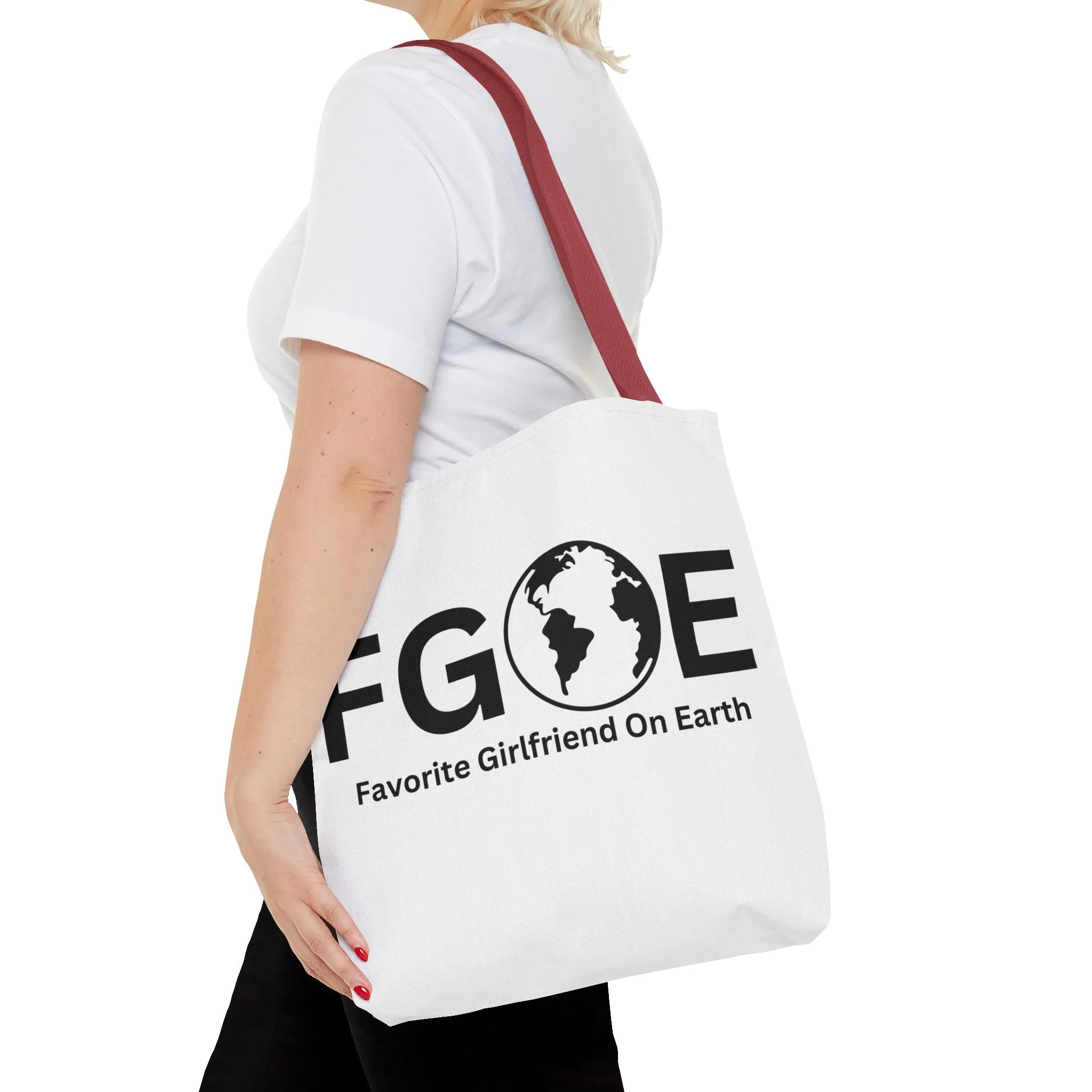 Favorite Girlfriend On Earth (FGOE) Tote Bag - Custom Printed Stylish and Functional Tote