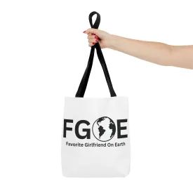Favorite Girlfriend On Earth (FGOE) Tote Bag - Custom Printed Stylish and Functional Tote