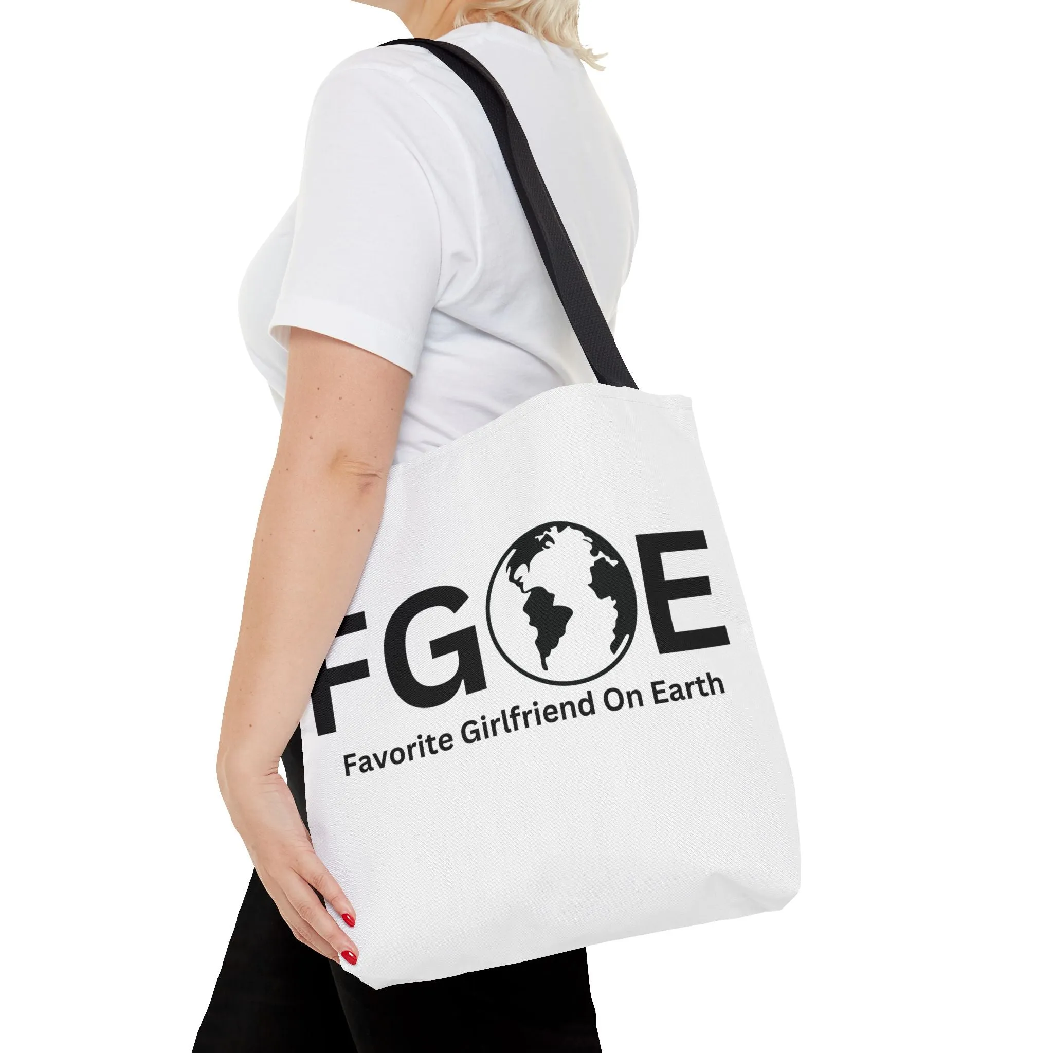 Favorite Girlfriend On Earth (FGOE) Tote Bag - Custom Printed Stylish and Functional Tote