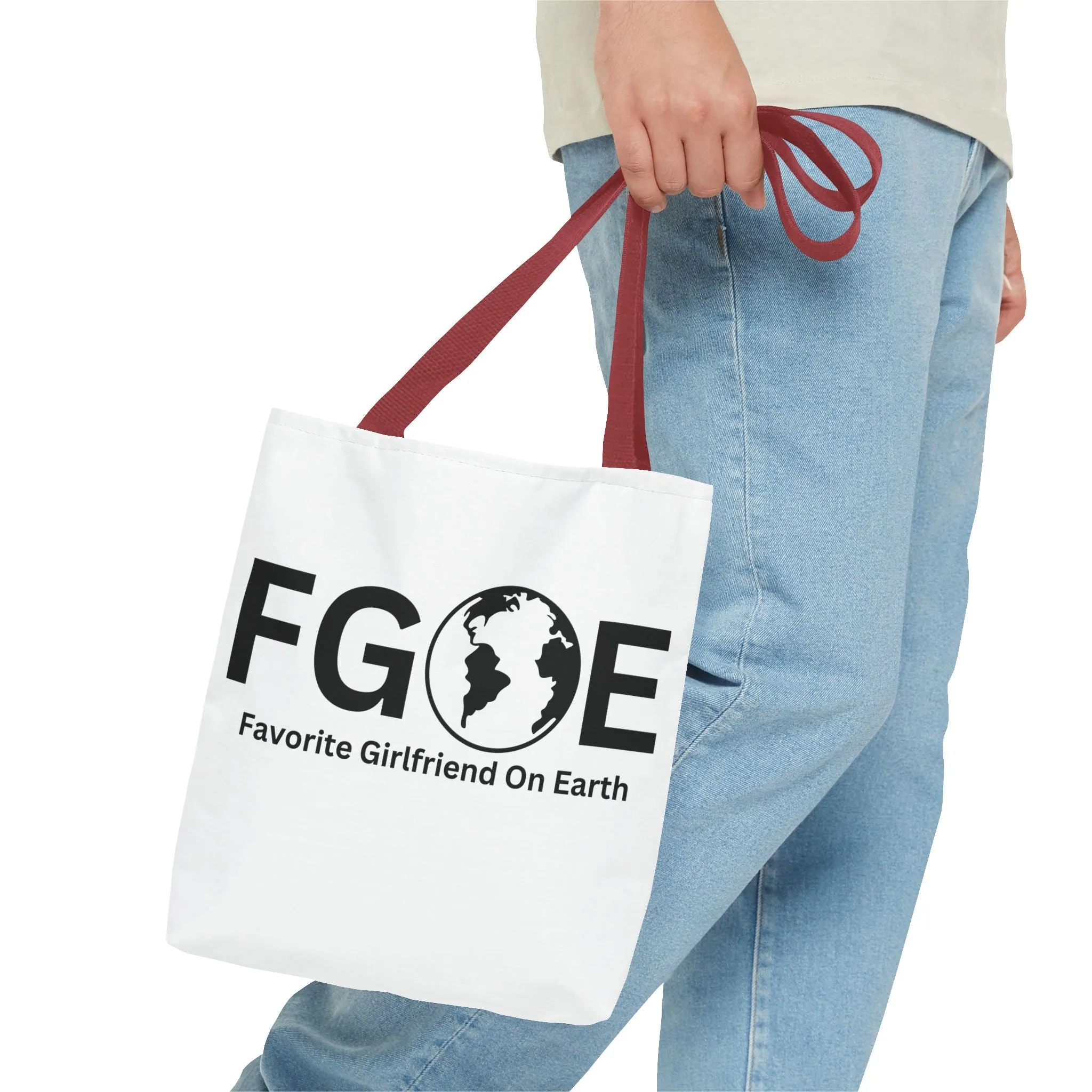 Favorite Girlfriend On Earth (FGOE) Tote Bag - Custom Printed Stylish and Functional Tote