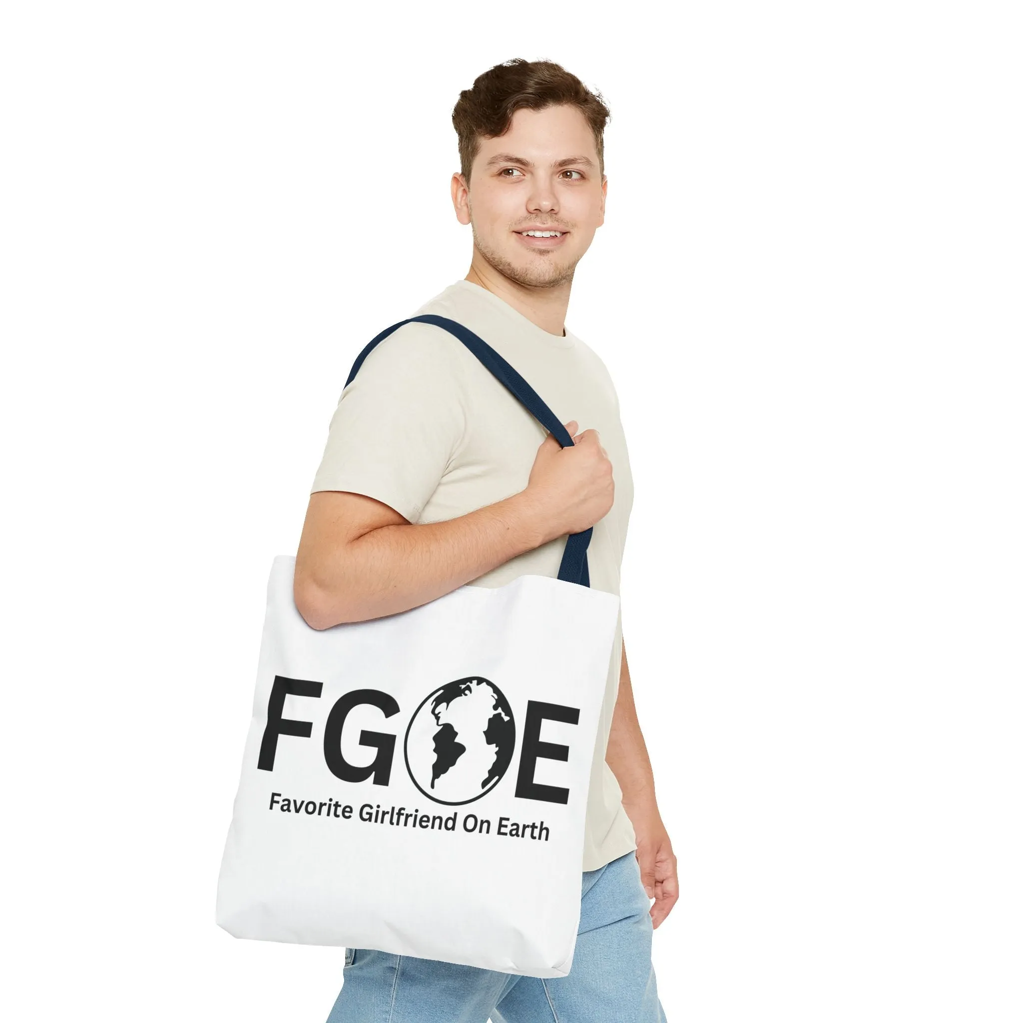 Favorite Girlfriend On Earth (FGOE) Tote Bag - Custom Printed Stylish and Functional Tote