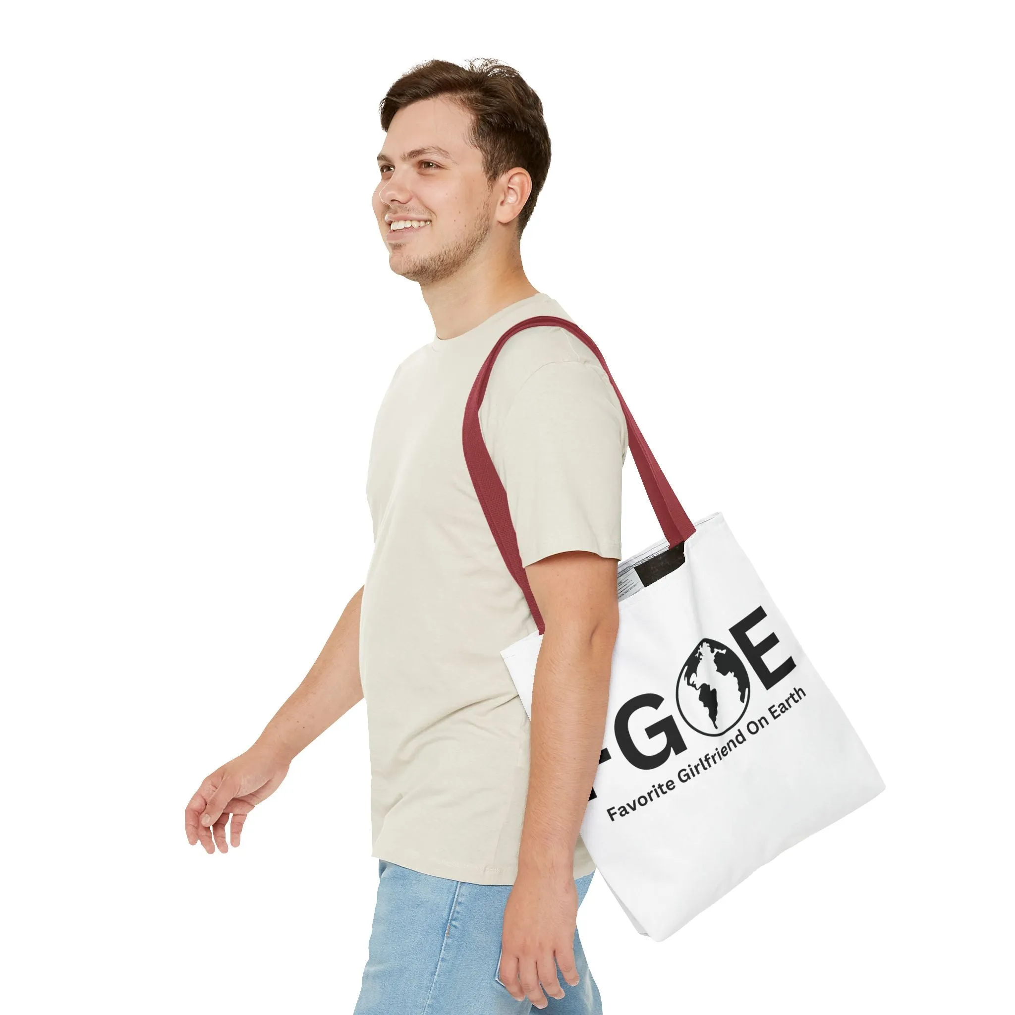 Favorite Girlfriend On Earth (FGOE) Tote Bag - Custom Printed Stylish and Functional Tote
