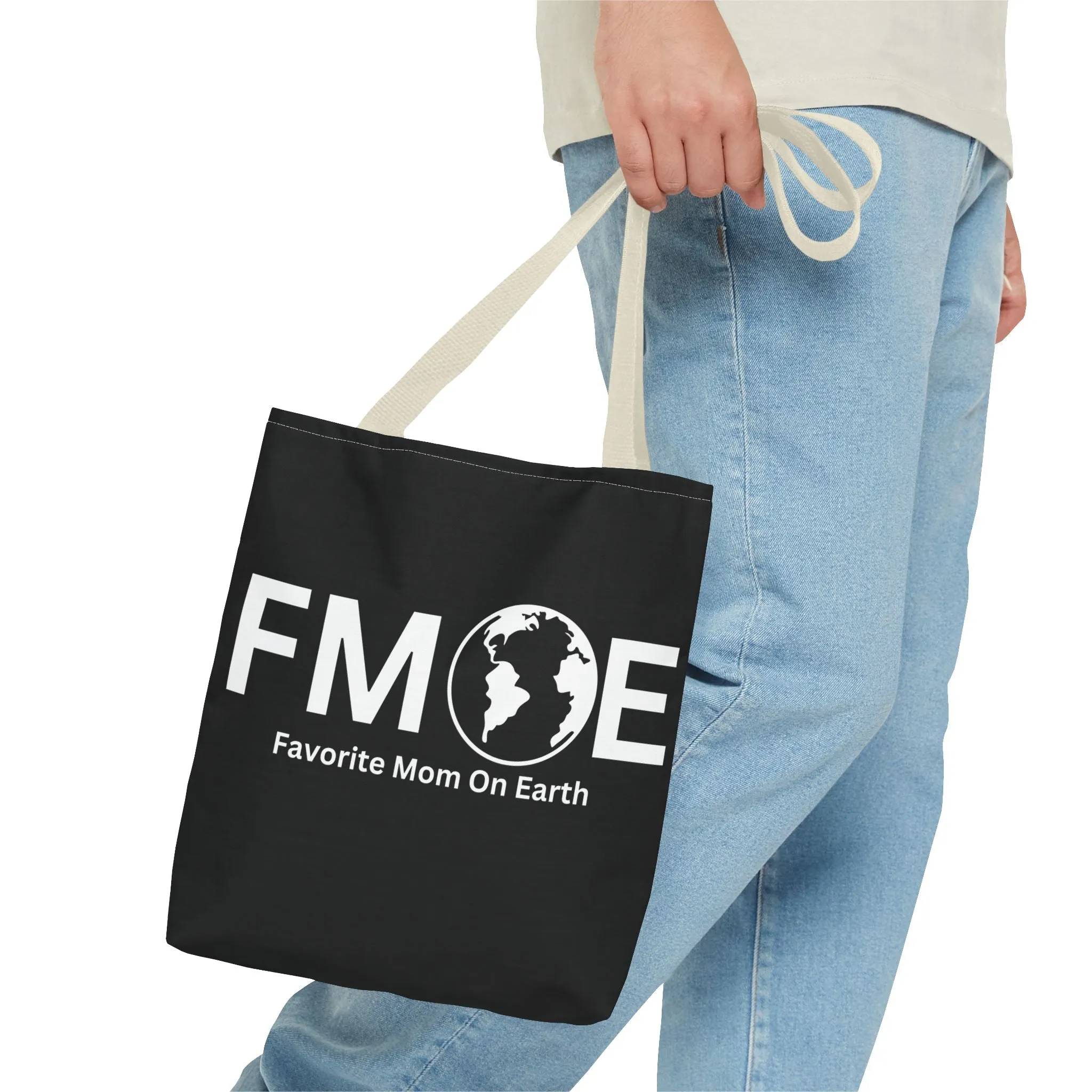 Favorite Mom On Earth (FMOE) Tote Bag- Custom Printed Stylish and Functional Tote