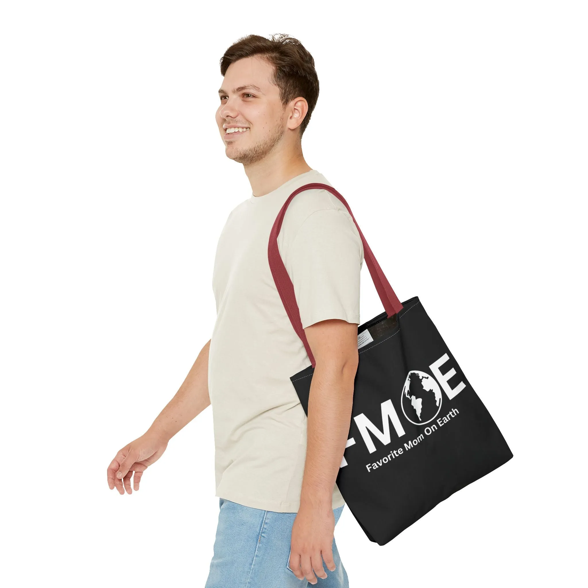Favorite Mom On Earth (FMOE) Tote Bag- Custom Printed Stylish and Functional Tote