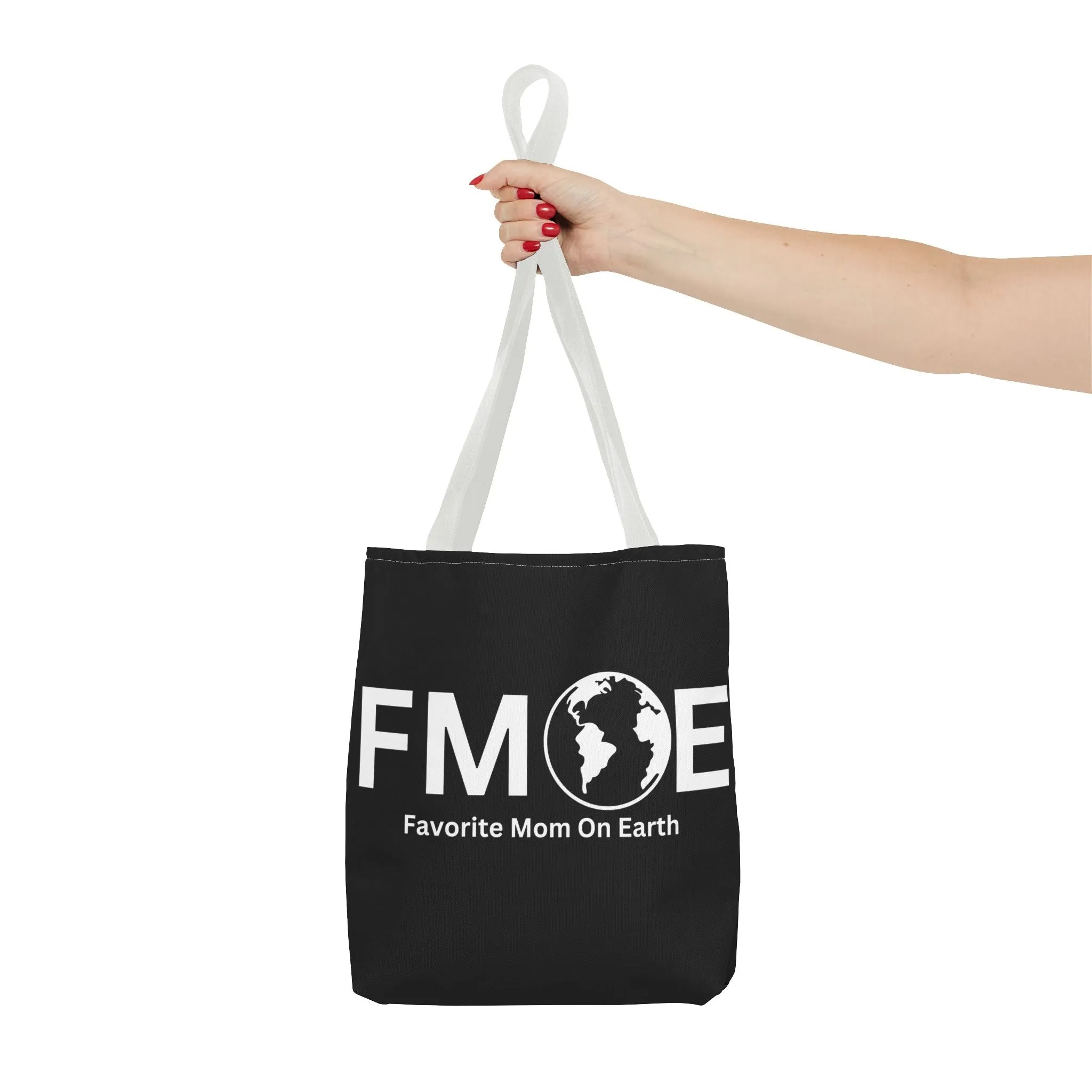 Favorite Mom On Earth (FMOE) Tote Bag- Custom Printed Stylish and Functional Tote