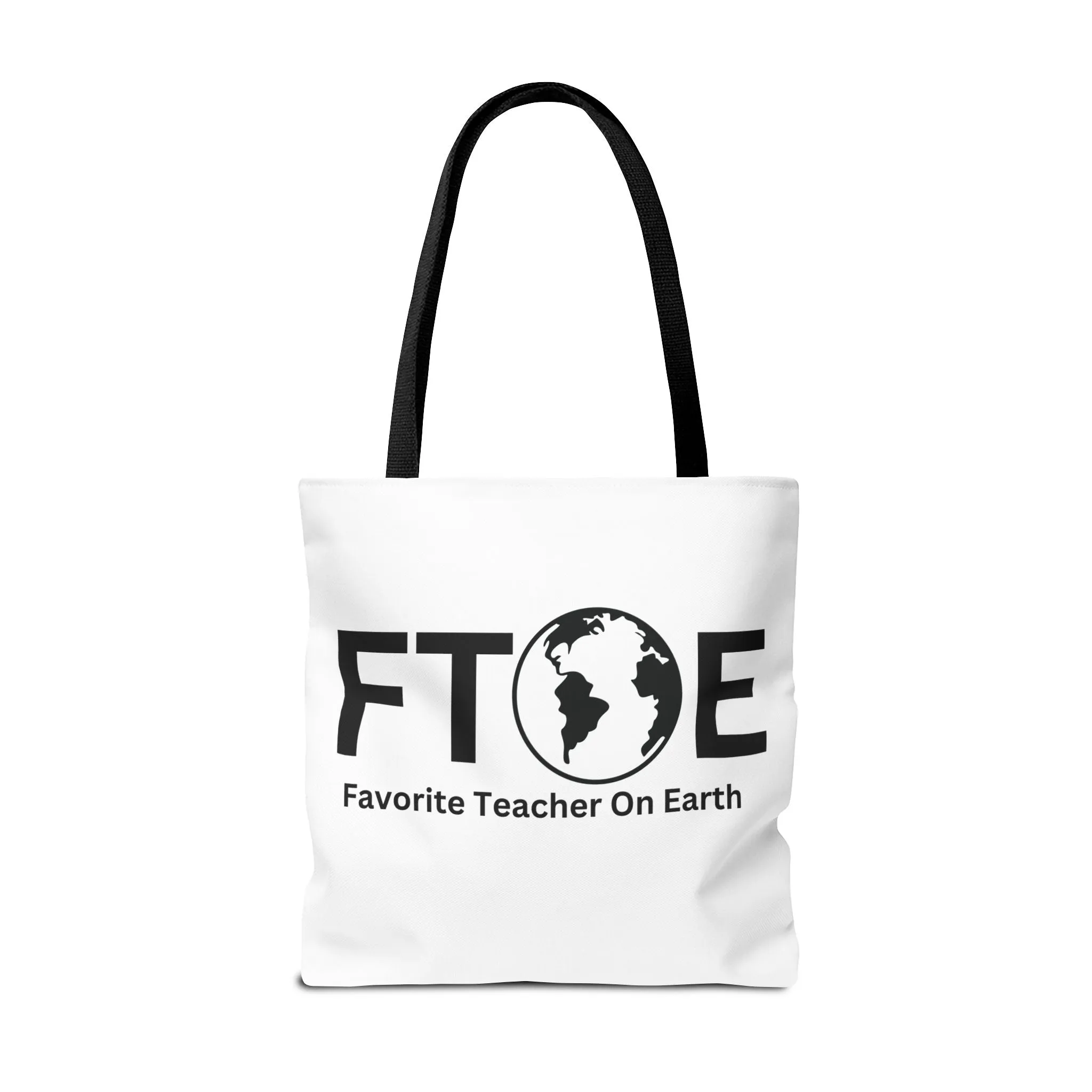 Favorite Teacher On Earth (FTOE) Tote Bag - Custom Printed Stylish and Functional Tote