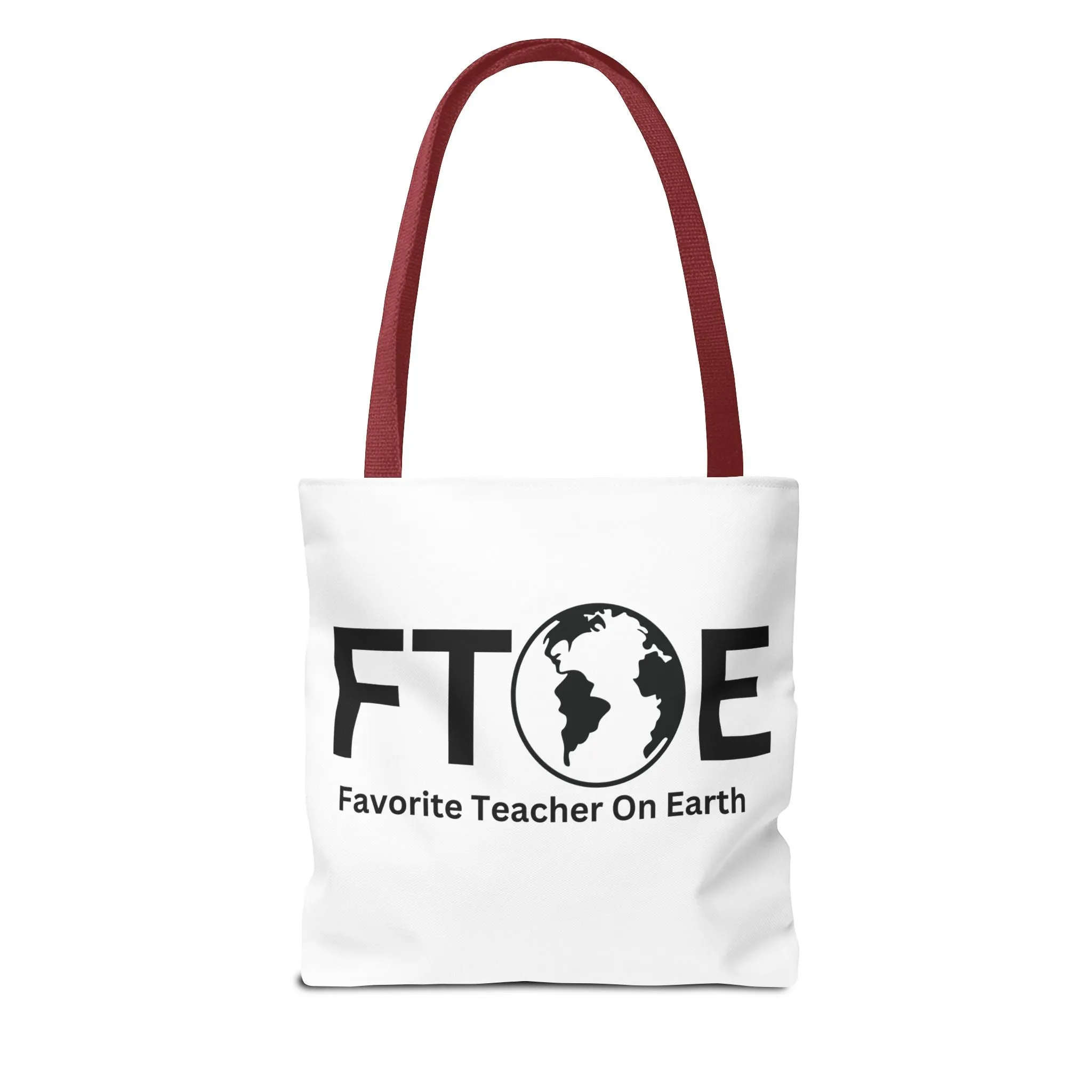 Favorite Teacher On Earth (FTOE) Tote Bag - Custom Printed Stylish and Functional Tote