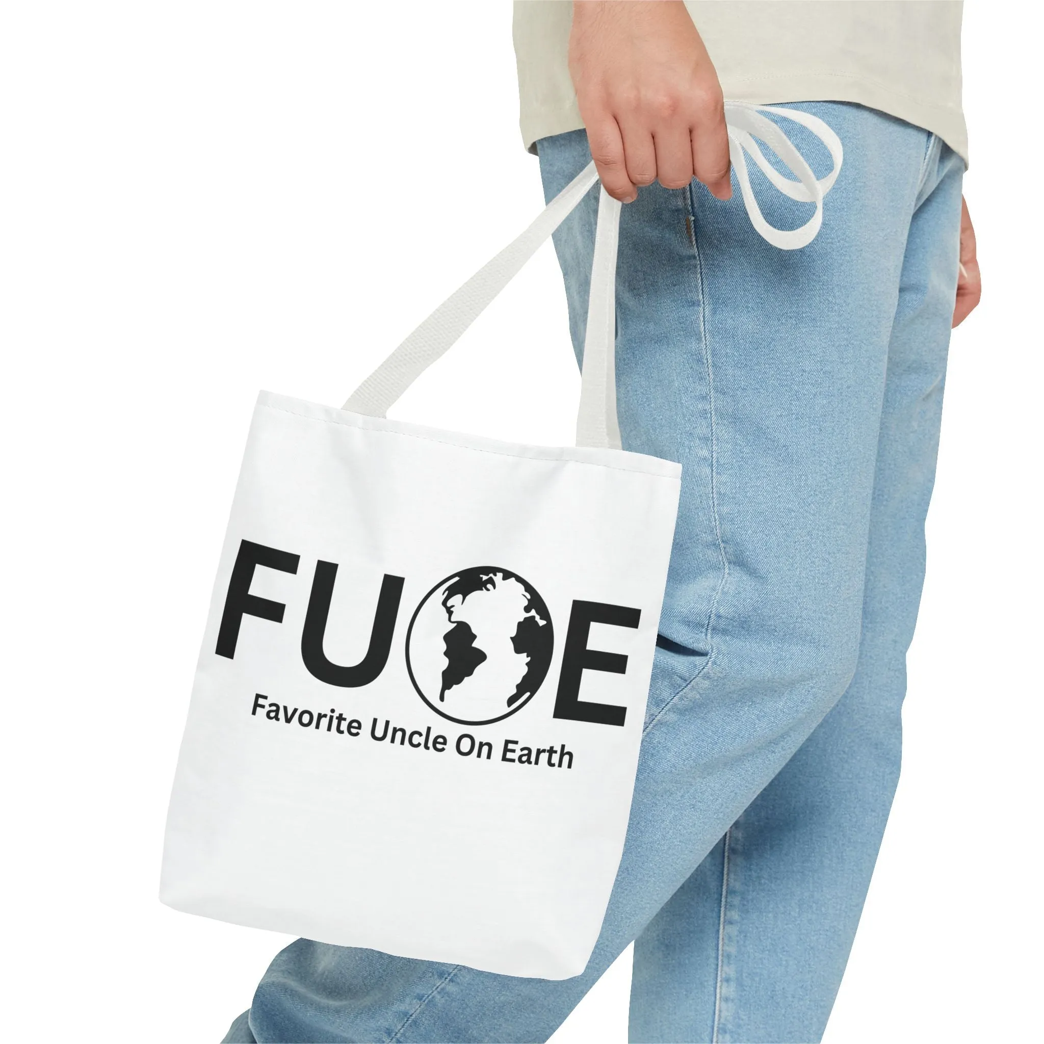 Favorite Uncle On Earth (FUOE) Tote Bag - Custom Printed Stylish and Functional Tote