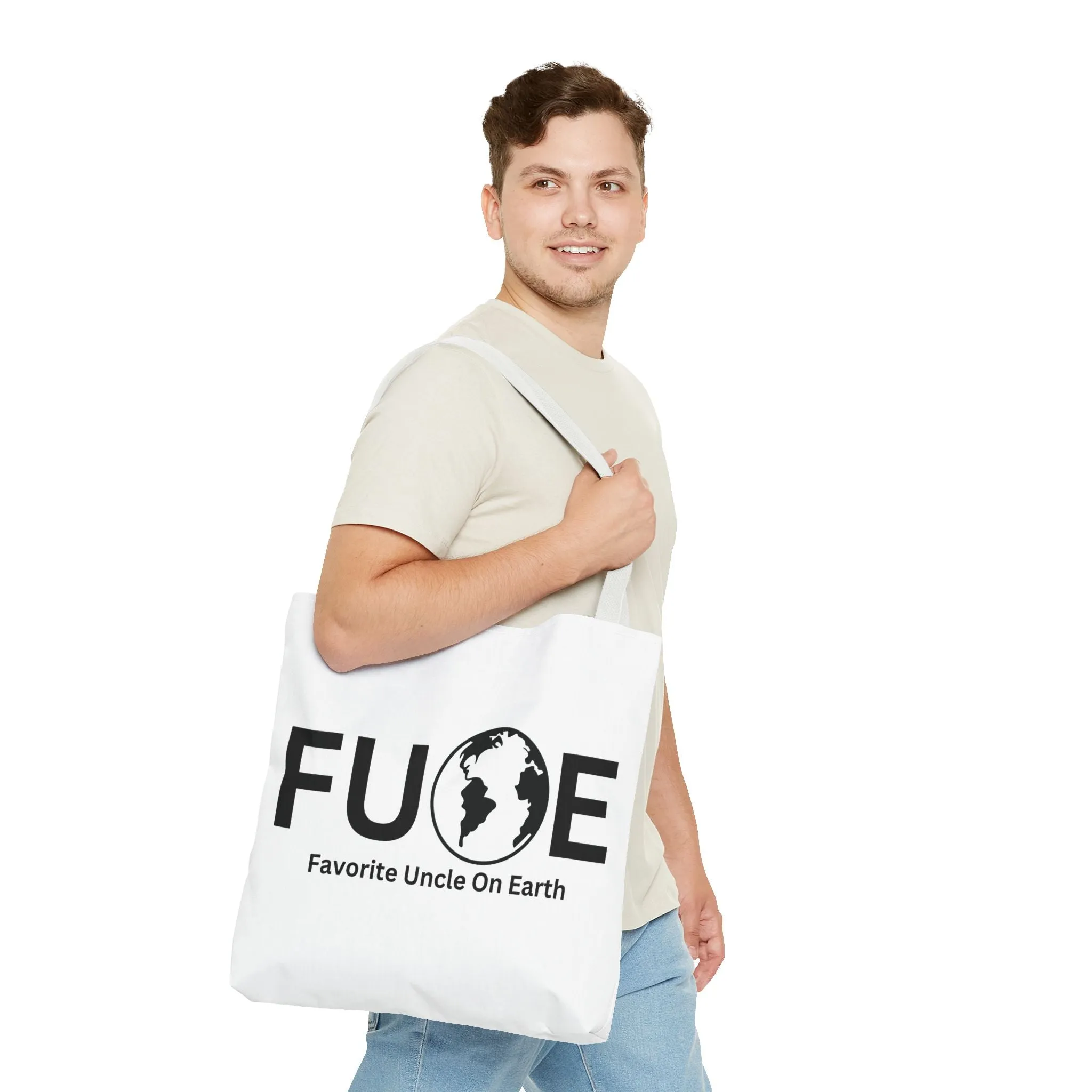 Favorite Uncle On Earth (FUOE) Tote Bag - Custom Printed Stylish and Functional Tote