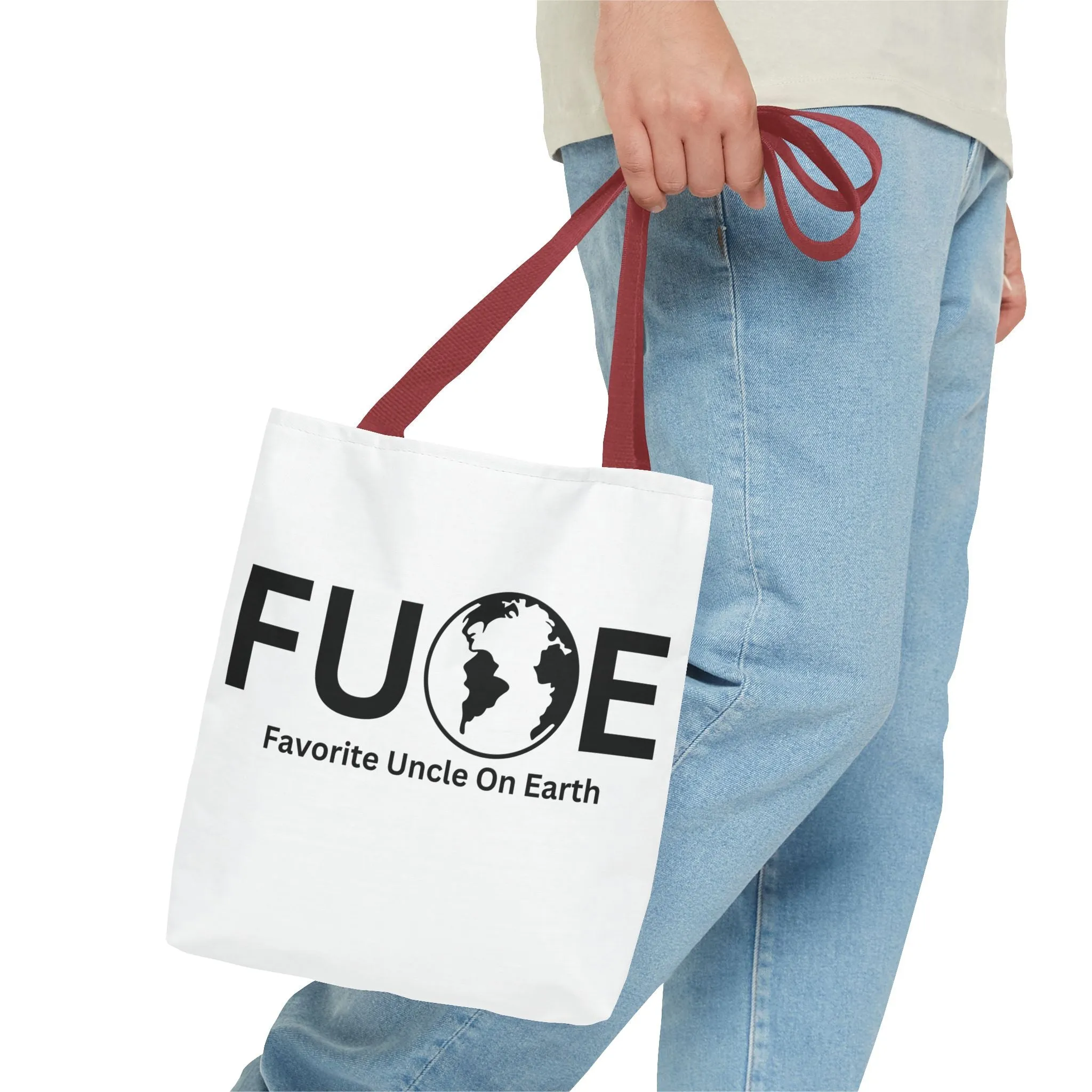 Favorite Uncle On Earth (FUOE) Tote Bag - Custom Printed Stylish and Functional Tote