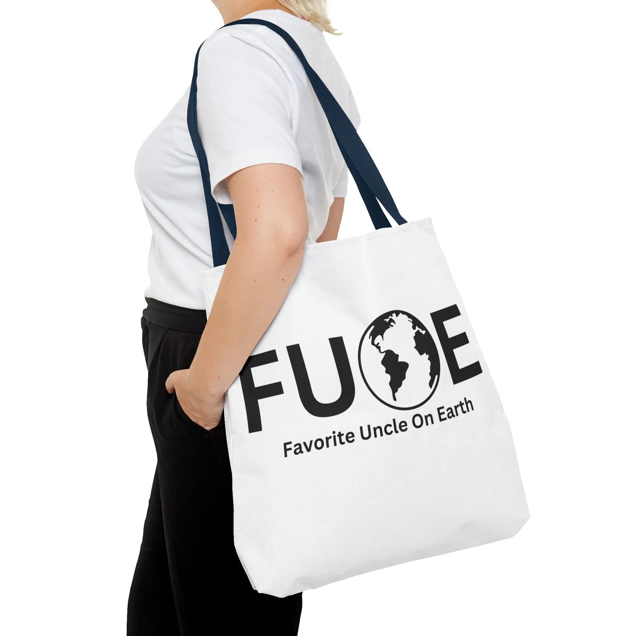Favorite Uncle On Earth (FUOE) Tote Bag - Custom Printed Stylish and Functional Tote