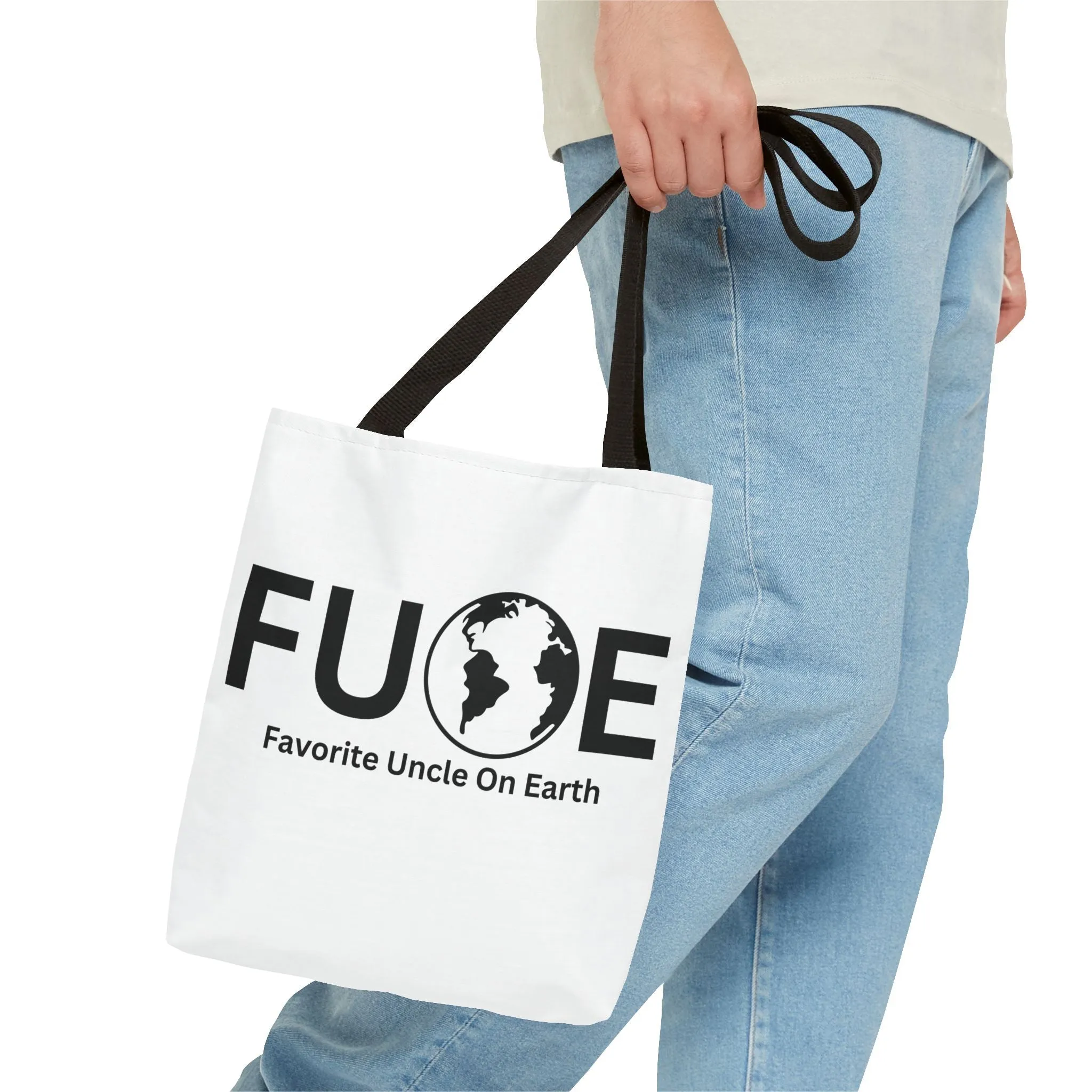 Favorite Uncle On Earth (FUOE) Tote Bag - Custom Printed Stylish and Functional Tote