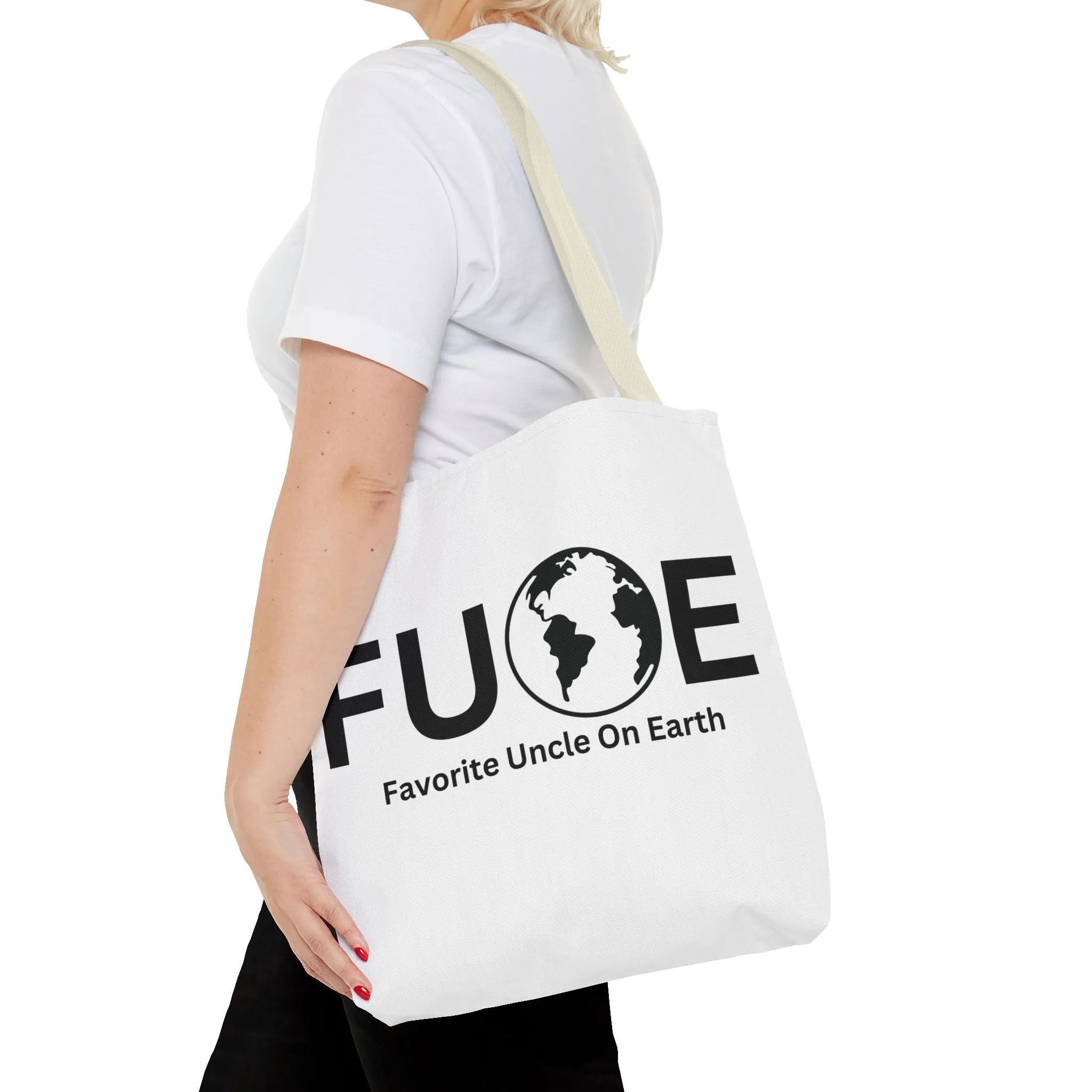 Favorite Uncle On Earth (FUOE) Tote Bag - Custom Printed Stylish and Functional Tote