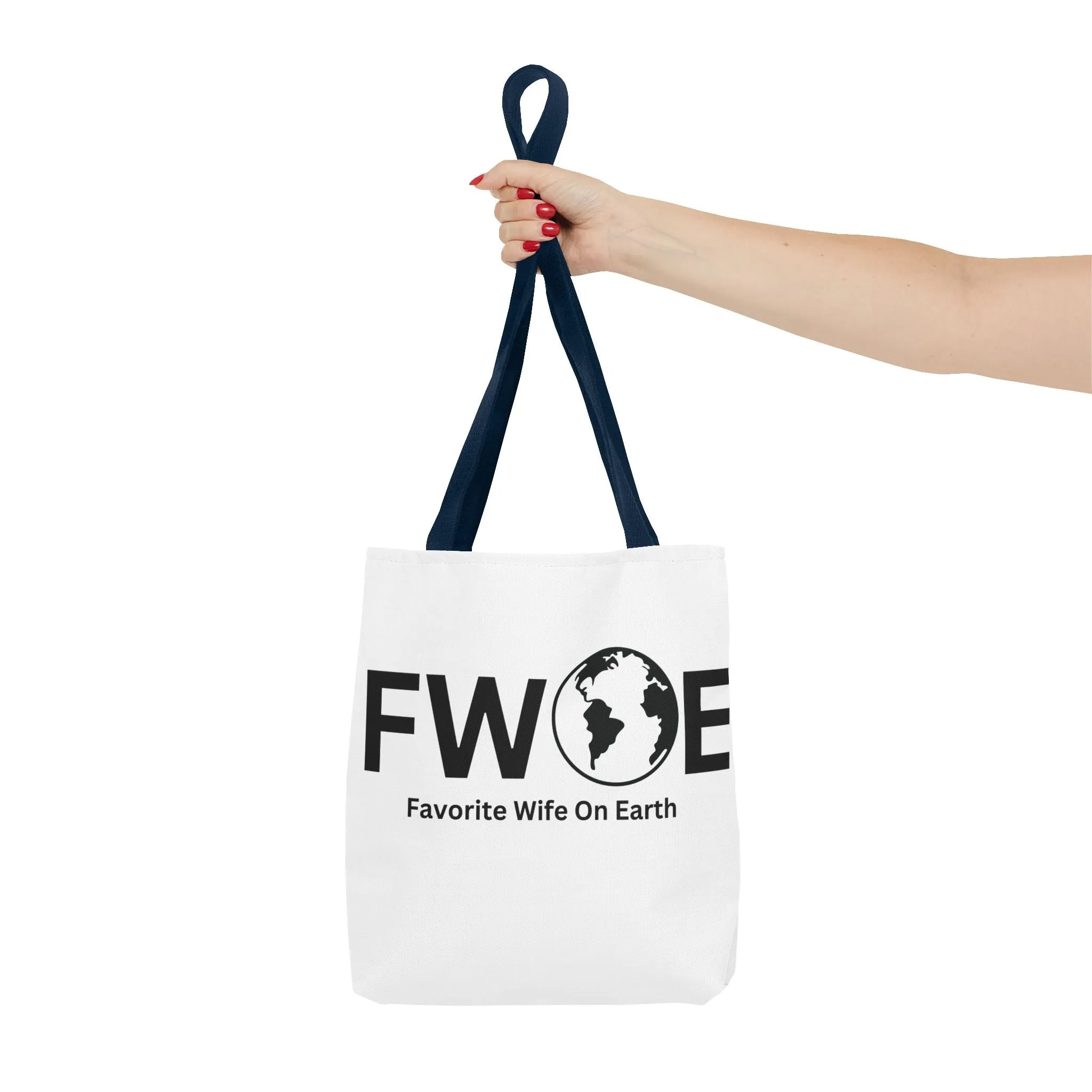 Favorite Wife On Earth (FWOE) Tote Bag - Custom Printed Stylish and Functional Tote