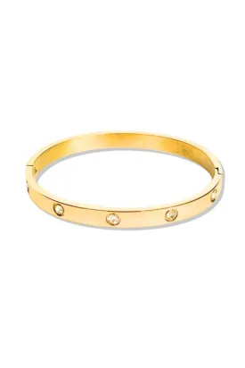 Gold Crystal Evening Bangle Bracelet *FINAL SALE*