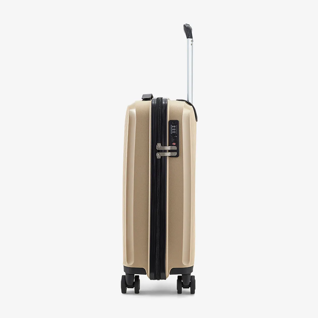 Hudson Small Suitcase in Champagne