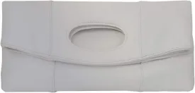 JNB Synthetic Leather Fold Over Clutch