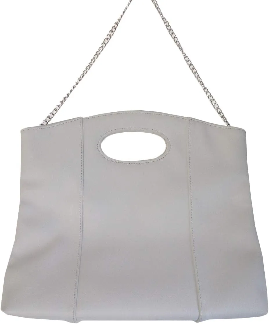 JNB Synthetic Leather Fold Over Clutch