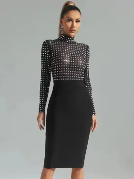 Kiki's Crystal Bodycon Party Dress