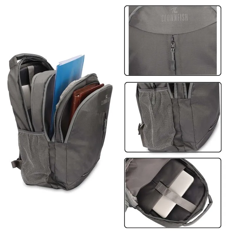 Laptop Backpack with Padded Sleeve, Water-Resistant Cover | 15.6 inch | 23 Liters | Grey