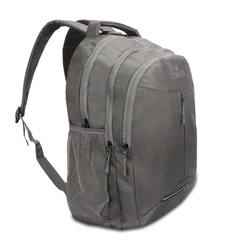 Laptop Backpack with Padded Sleeve, Water-Resistant Cover | 15.6 inch | 23 Liters | Grey