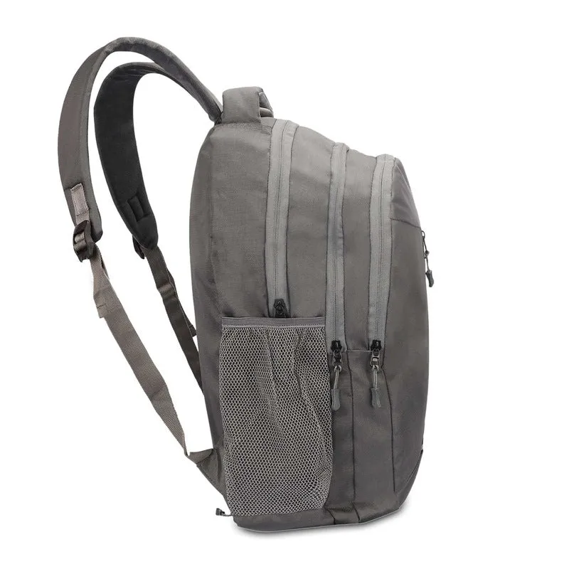 Laptop Backpack with Padded Sleeve, Water-Resistant Cover | 15.6 inch | 23 Liters | Grey