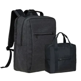 Large Travel Backpack Set -17.8L Multifunctional Backpack with 15.6-Inch Laptop Compartment, 26.6L Waterproof Carry-on Bag, Flight Approved