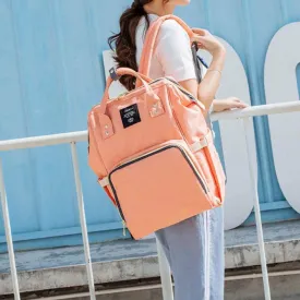 LEQUEEN Diaper Bag Large Capacity Baby Travel Backpack