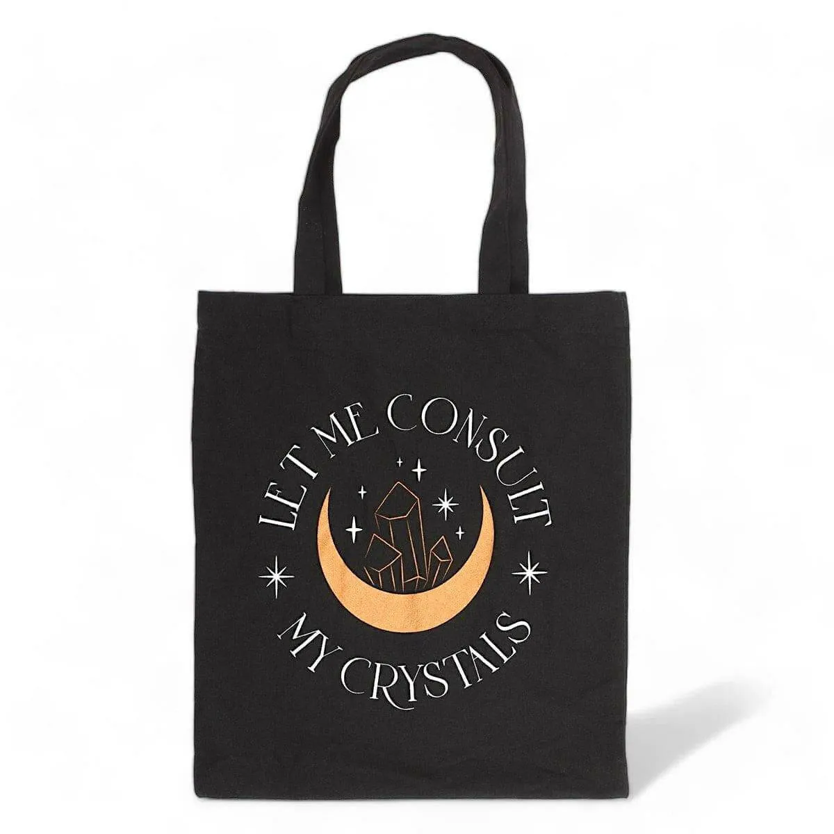 Let Me Consult My Crystals Polycotton Tote Bag Chic Design